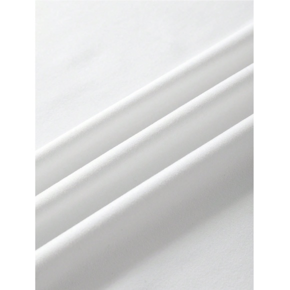 White Graphic Crewneck Tee Shirt Short Sleeve - Picture 5 of 11